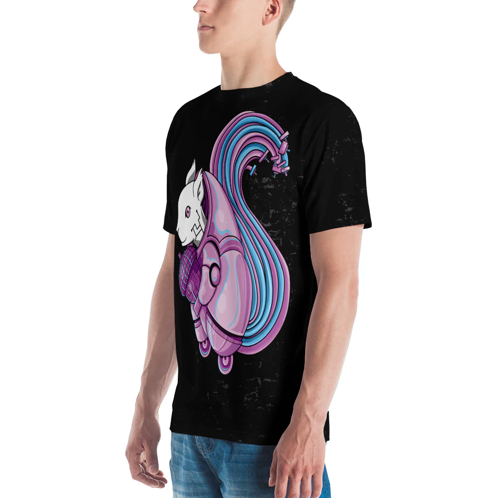 Packet Squirrel Men's Tee - Image 4